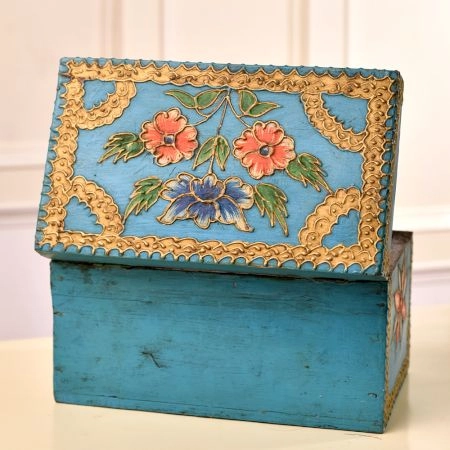 Multi-Coloured Premium Wooden Box for Decoration